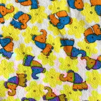 Image 4 of Ensemble de plage jaune 6/12 mois années 70/80 stock neuf
