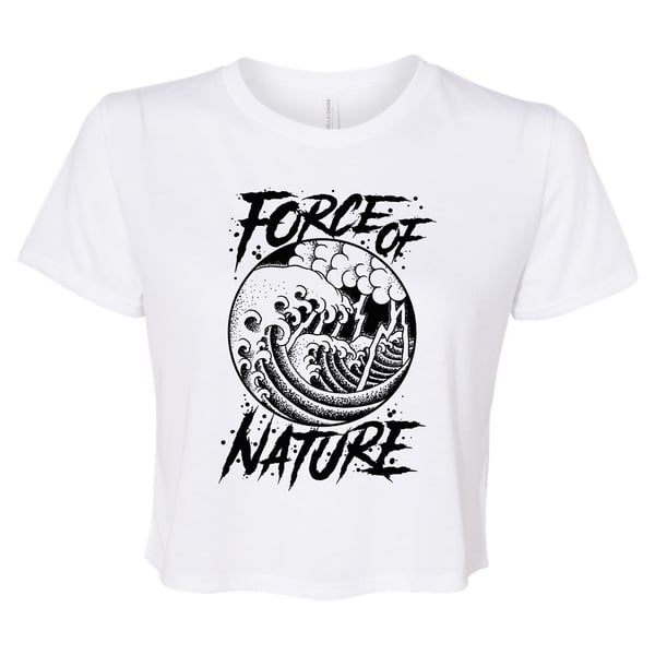 Image of Force of Nature — Great Wave Crop Top