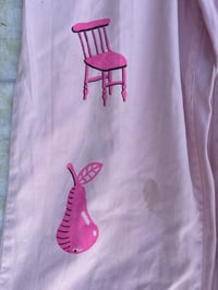 Image 5 of Illustrated Jumpsuit - Pink size S/UK8