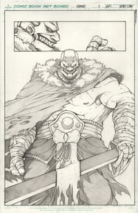 SIGNED PENCIL KOMUSO PAGE 11x17
