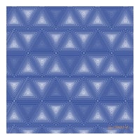 Triangle Tesselation - White on Dark Cyan