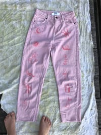 Image 1 of Illustrated Jeans No1 - W27 L32