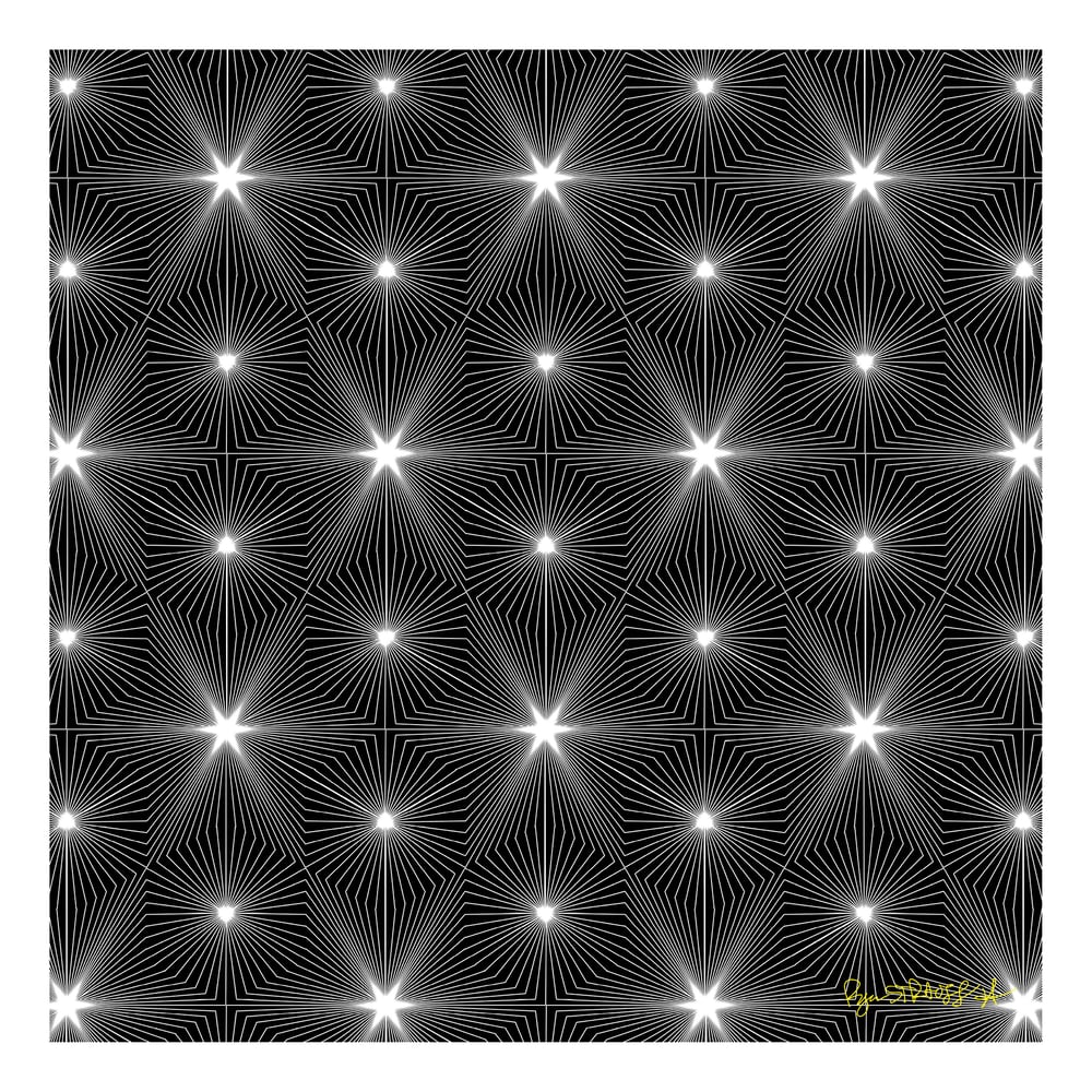 Image of Cube Tesselation - Black