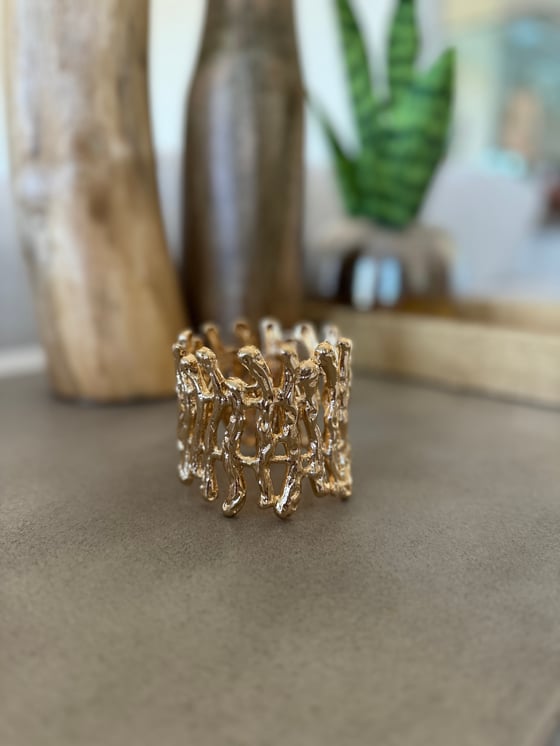 Image of "NAYLA" GOLD CUFF BANGLE