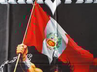 Image 6 of MANOWAR - Tour 2023 Peru Flag (cloth poster Banner tapestry) Heavy metal Power metal
