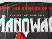 Image 5 of MANOWAR - Tour 2023 Peru Flag (cloth poster Banner tapestry) Heavy metal Power metal