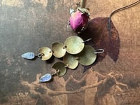 Image 9 of Moon Phases in Brass earrings/ n130