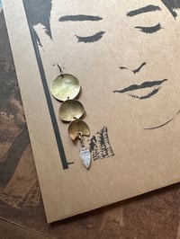 Image 13 of Moon Phases in Brass earrings/ n130