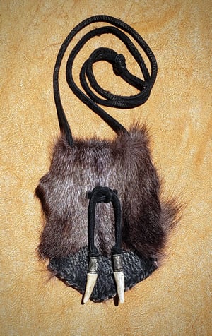 Image of Black Wolf and Elk Bag