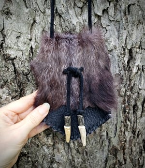 Image of Black Wolf and Elk Bag