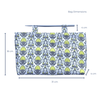 Image 2 of Hinterland Lunches - Chartreuse - Chopstick Handle Clutch Bag