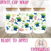 Image 1 of Pizza planet UVDTF cup wrap 