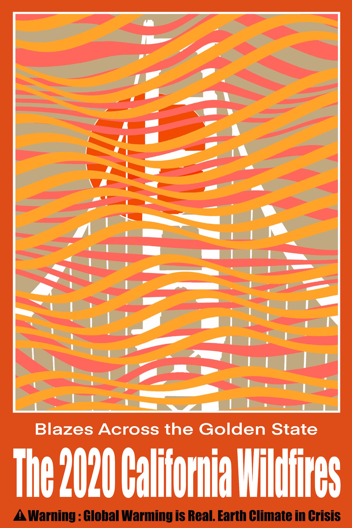 Image of The 2020 California Wildfires Poster