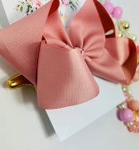 Image 5 of Rose Large Bow Clip Set