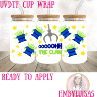 The claw UVDTF cup wrap 
