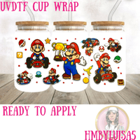Champ Mario UVDTF cup wrap 