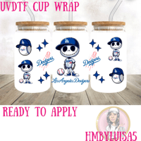 Dodgers x Jack UVDTF cup wrap 