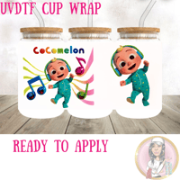 Cocomelon UVDTF cup wrap 
