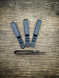 Image 2 of Pack of 5:  Black Pocket Clips
