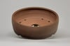 Round unglazed bonsai pot. D.196mm