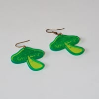 Image 2 of Electric Mushroom Earrings