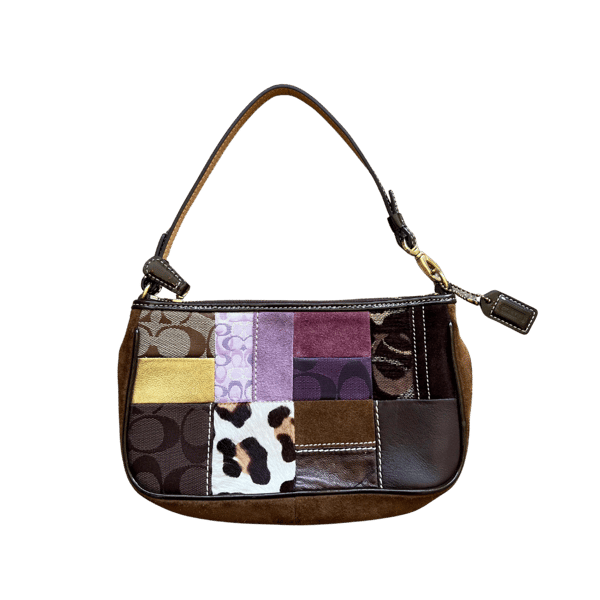 Image of COACH PATCHWORK MINI PURSE