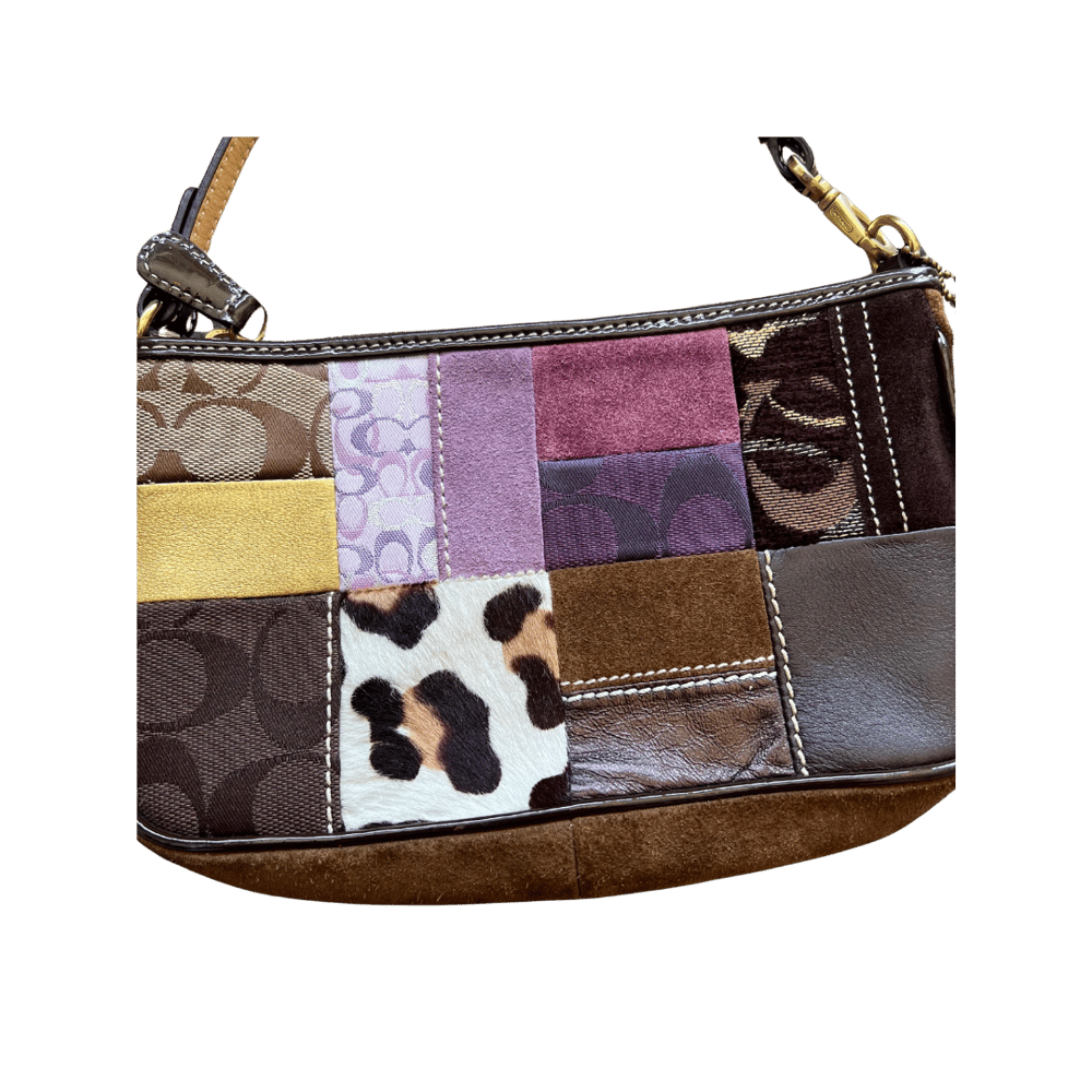 Image of COACH PATCHWORK MINI PURSE