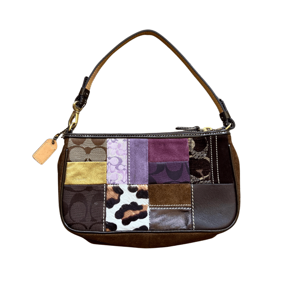 Image of COACH PATCHWORK MINI PURSE