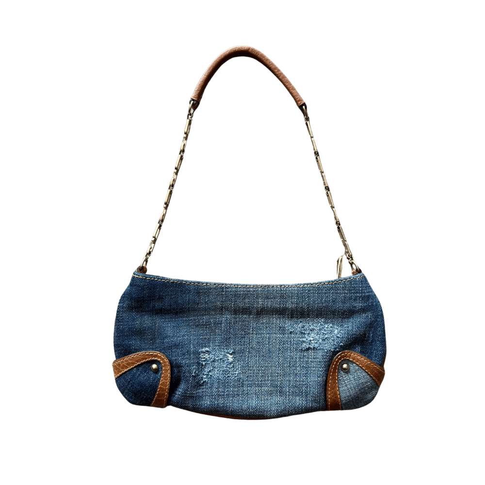 Image of DOLCE & GABBANA DENIM MINI PURSE