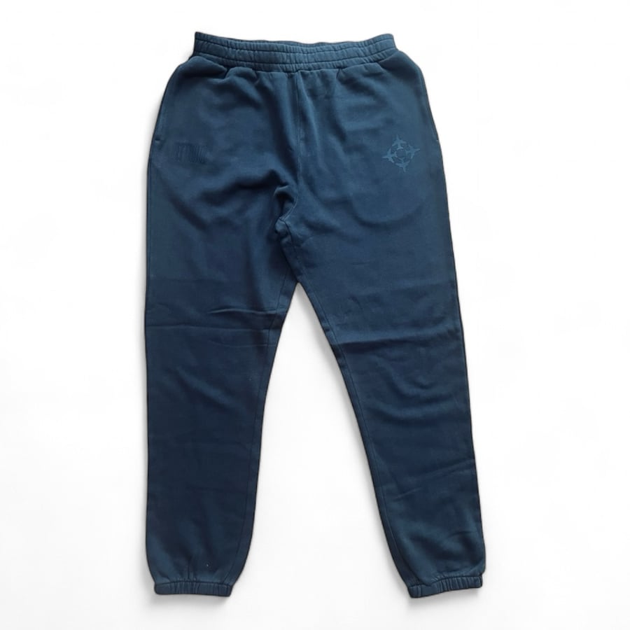 Image of FlyTimez “Target Lock” 3D Sweatpants (Faded Black)