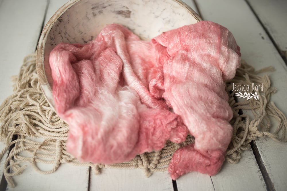 Image of Candied Rose silk stuffer/wrap