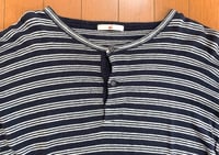 Image 2 of 45rpm knit cotton henley shirt, size 5 (fits L)