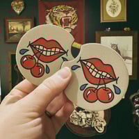 Image 2 of Cherries Car Coasters 