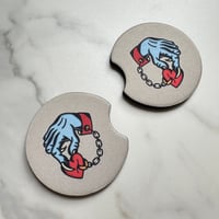 Image 3 of Prisoner Of Love Car Coaster Set