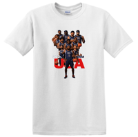 Image 1 of 2024 USA BASKETBALL TEAM PARIS GRAPHIC T-SHIRT