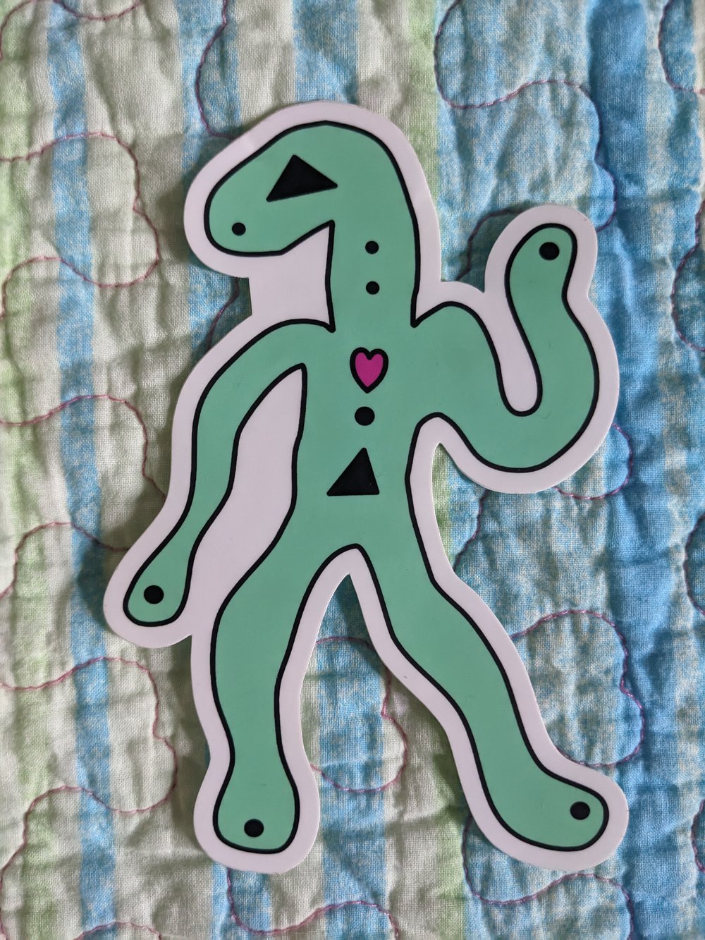 Image of Junior Sticker (Seafoam Green)