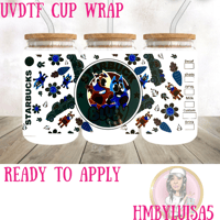 Bluey UVDTF cup wrap 