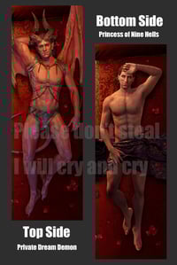 Devil Lovers Body Pillow Cover 