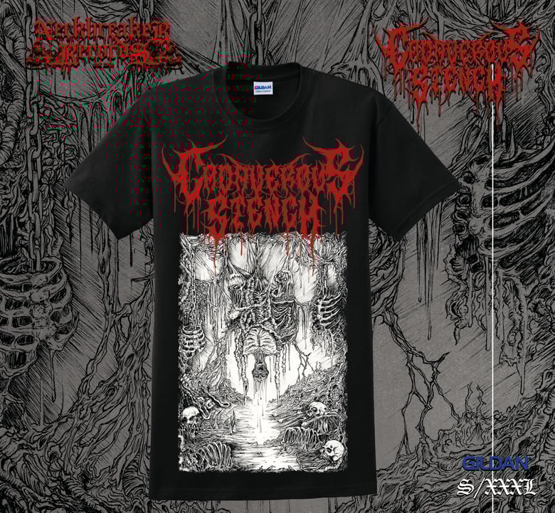 Image of Cadaverous Stench - Hanging Dude Shirt Black