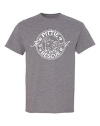 Image 4 of IT'S A PITTIE RESCUE LOGO ADULT T-SHIRT