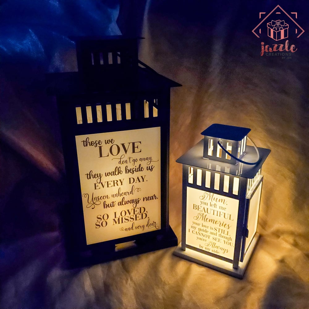 Image of Memorial Personalized Lanterns