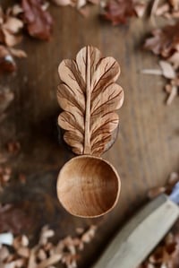 Image 1 of Oak Leaf~   Coffee Scoop 