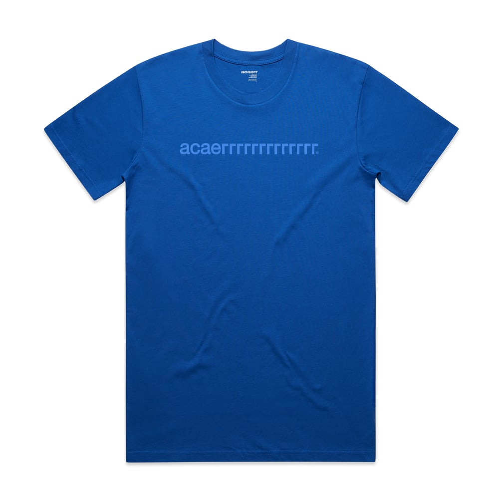 Image of ACAERRRRRRRR TEE BLUE