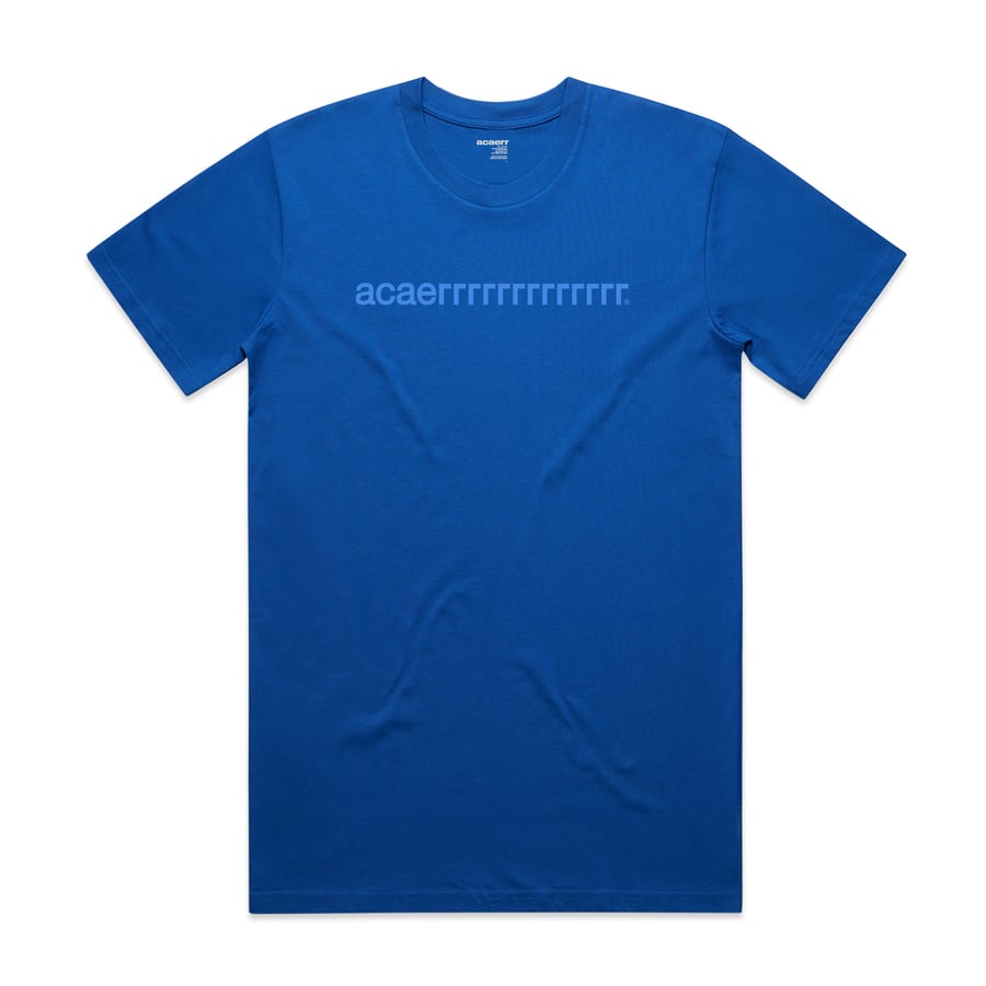 Image of ACAERRRRRRRR TEE BLUE