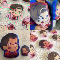 Image 1 of Milky/Peko-chan Inspired Spiderdads Cushions and Plush Keychains 