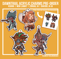 Dawntrail Acrylic Charms 