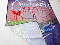 Image 8 of OBITUARY - Slowly we rot Flag (cloth poster Banner tapestry) Death metal