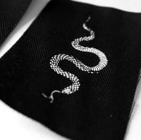Image 3 of Screen printed patch - Small snake