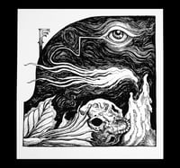 Image 1 of Art print "Deadly Nightshade" - illustration in black and white