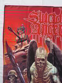 Image 2 of SUICIDAL ANGELS - Division of blood Flag (cloth poster Banner tapestry) Thrash metal